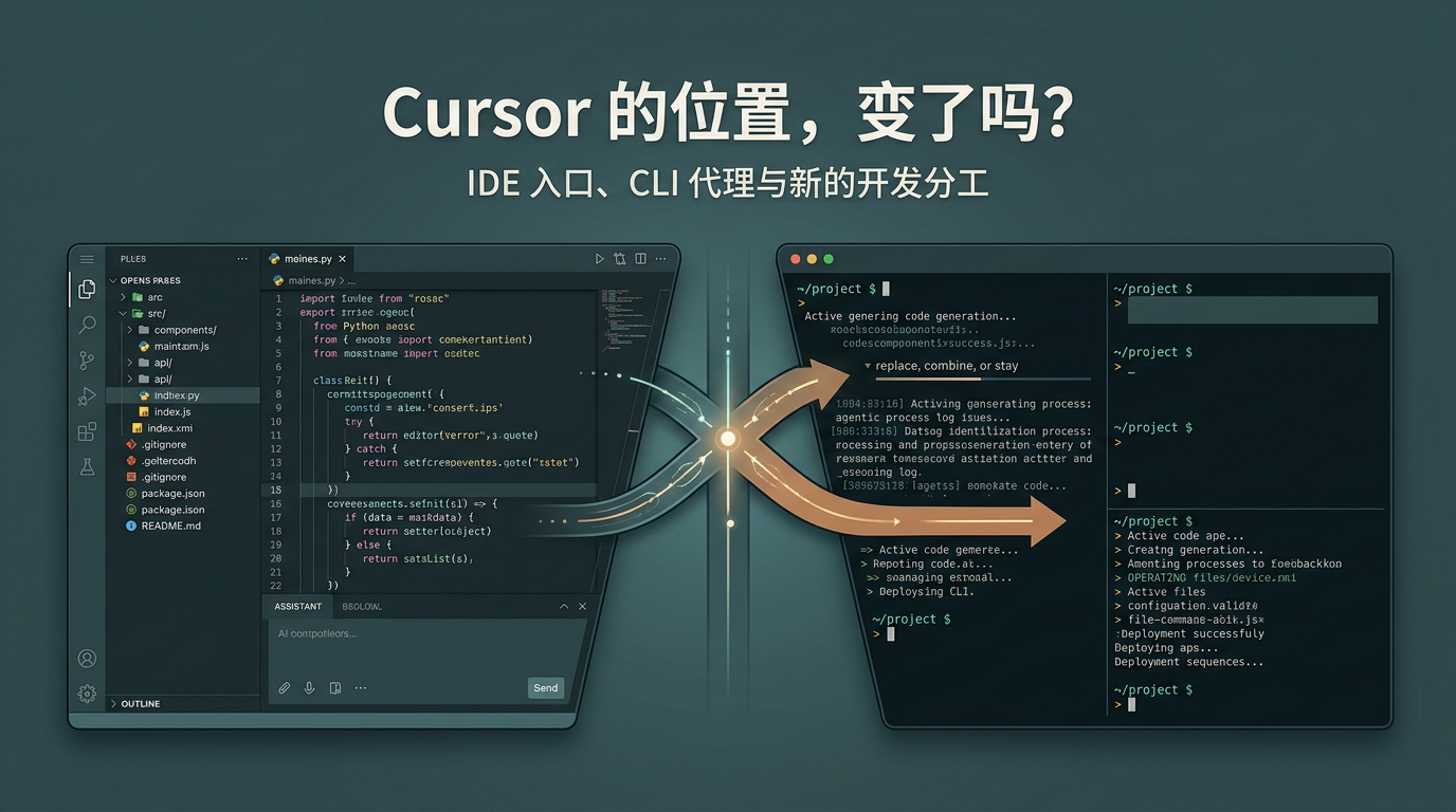 Cursor 的位置，变了吗？要不要开始用 Claude Code