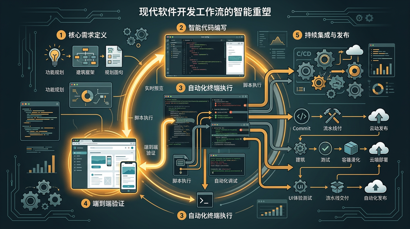 现代软件开发工作流的智能重塑