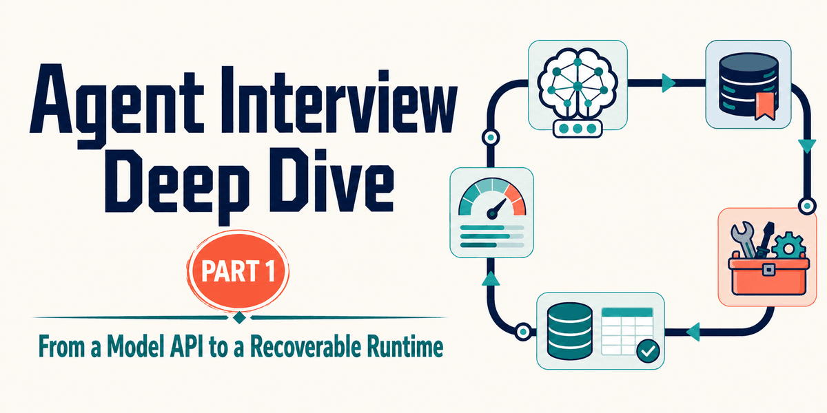 Agent Interview Deep Dive, Part 1: From a Model API to a Recoverable Runtime