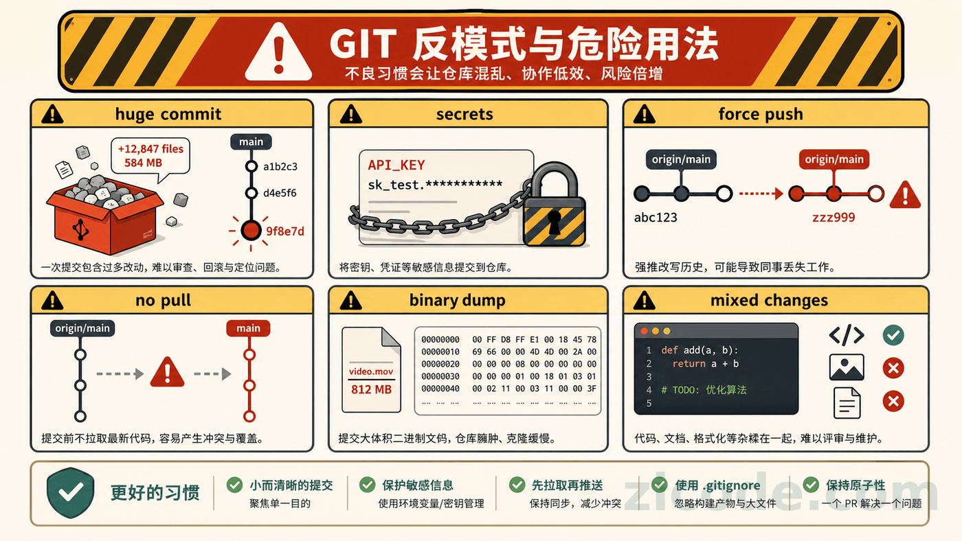Git 反模式和危险用法