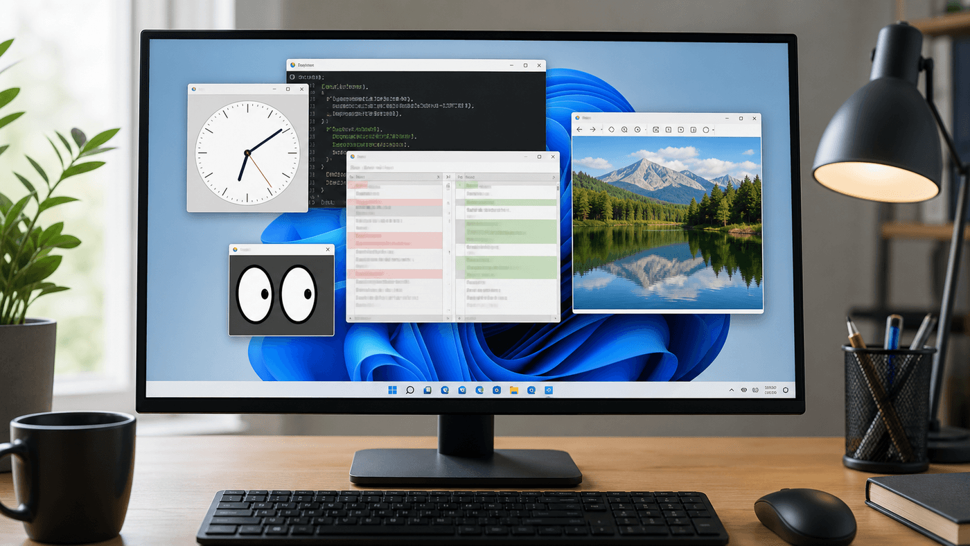 Small traditional X11 tools as lightweight diagnostics on the Windows desktop